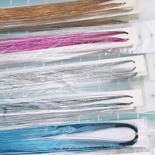 2020 Hot Sale Synthetic Tinsel Hair Extension  Wholesale 12Colors Sparkling Shiny Hair Tinsel Braiding Hair Extensions